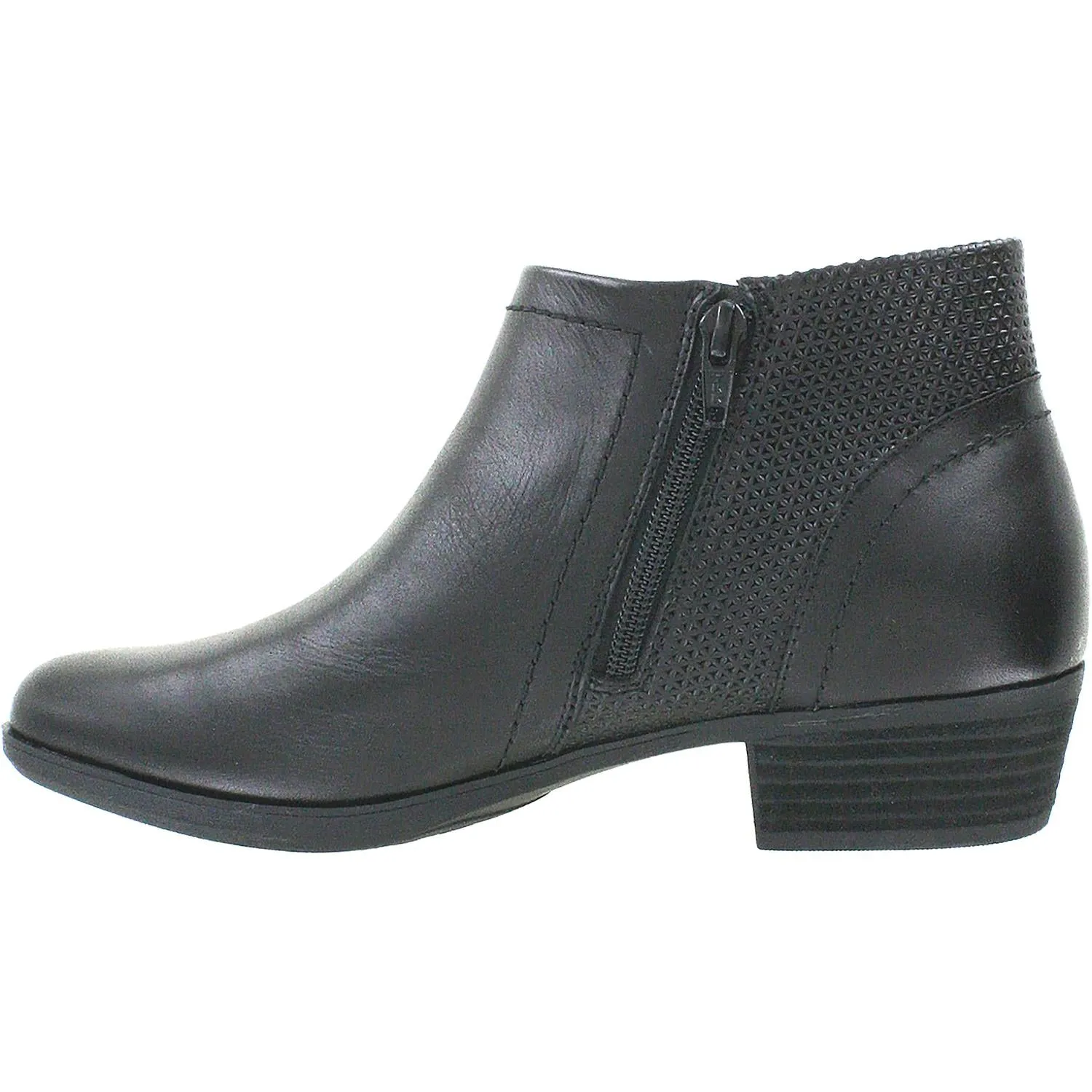 Women's Rockport Cobb Hill Oliana Panel Bootie Black Leather