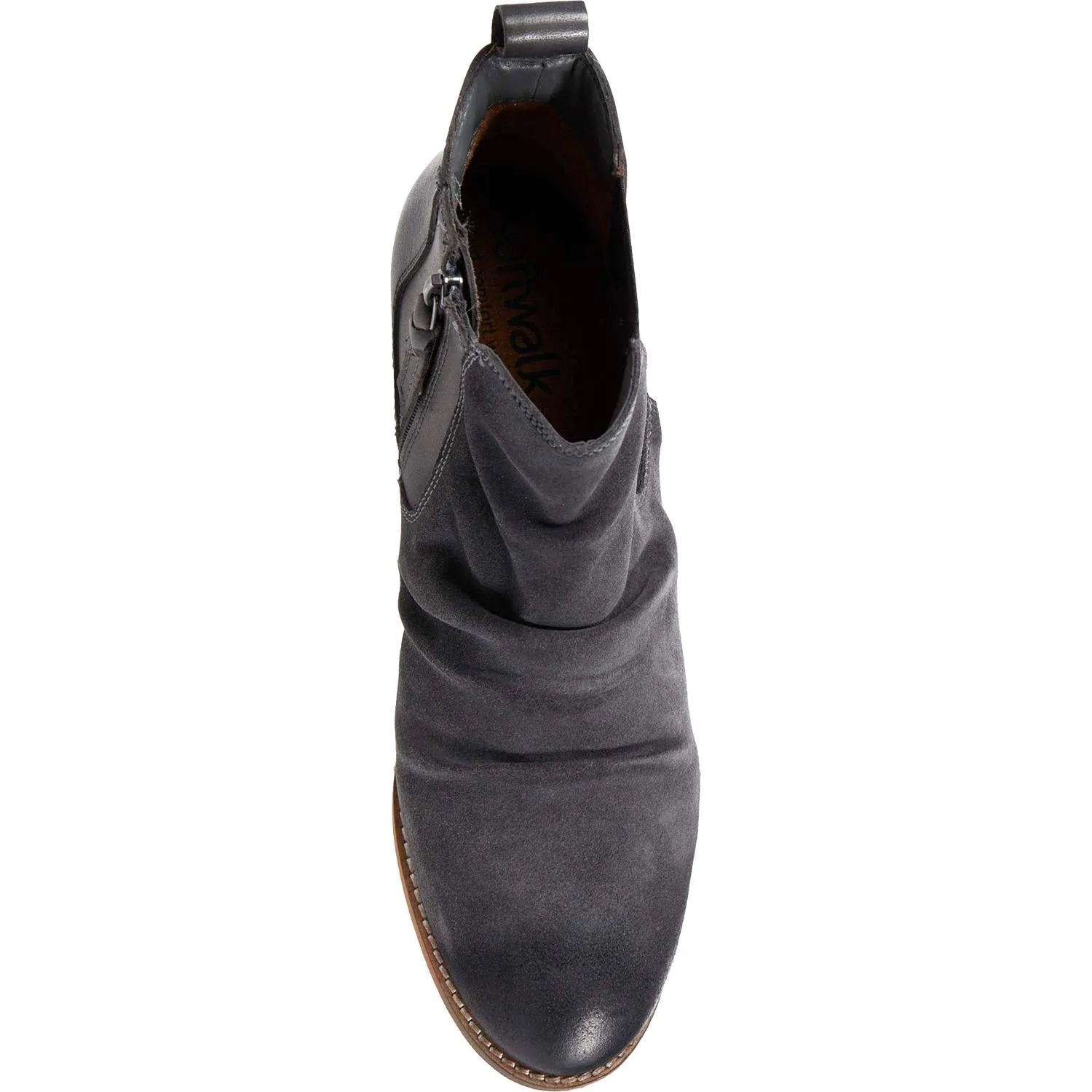 Women's Soft Walk Rockford Charcoal Suede